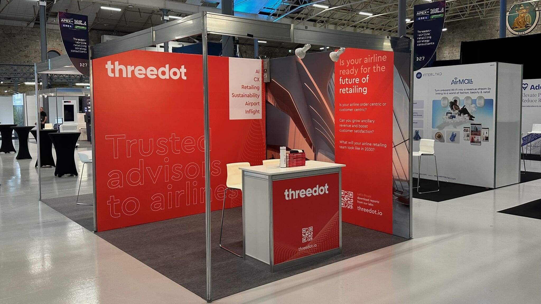 Threedot team at the Future Travel Experience (FTE) Ancillary & Retailing Conference in Dublin